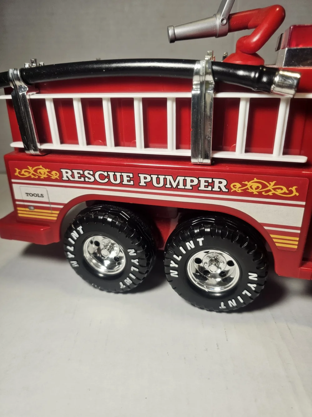 Nylint Rescue Pumper Fire Truck Pressed Metal Engine Vintage